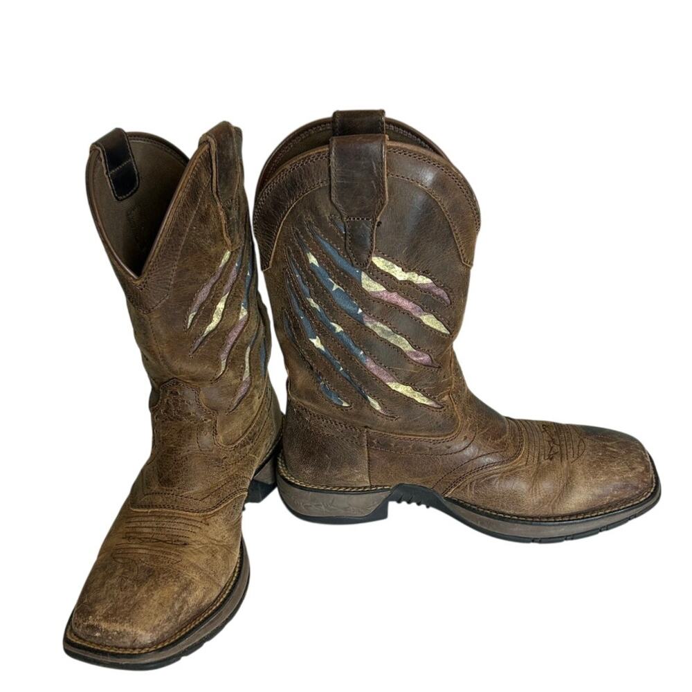 Cody James Men's Scratch American Flag Lite performance Western Boots sz 8D